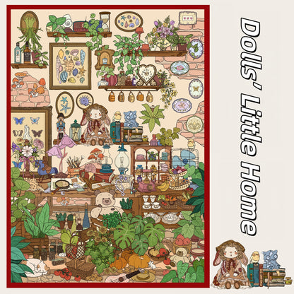 Enjoying Leisure Time 3D Sticker | 3 Cute Miniature Scenes