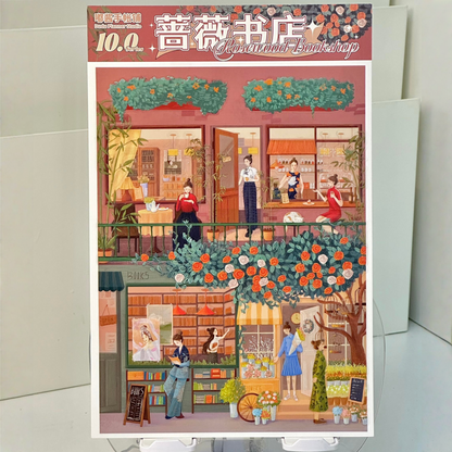 Blossom & Melody Tales 3D Sticker | 4 Cute Miniature Scenes