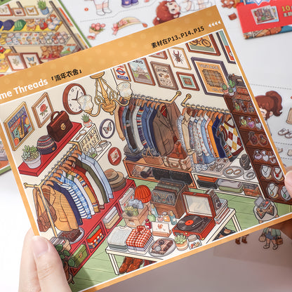 Glimmer Shop 3D Sticker Book