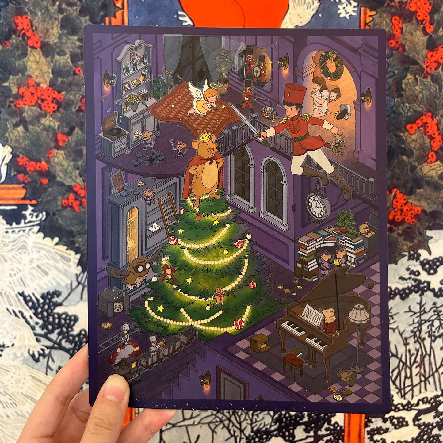 The Nutcracker 3D Sticker | 3 Cute Miniature Scenes