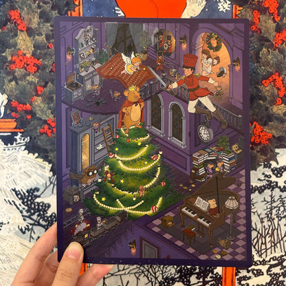 The Nutcracker 3D Sticker | 3 Cute Miniature Scenes