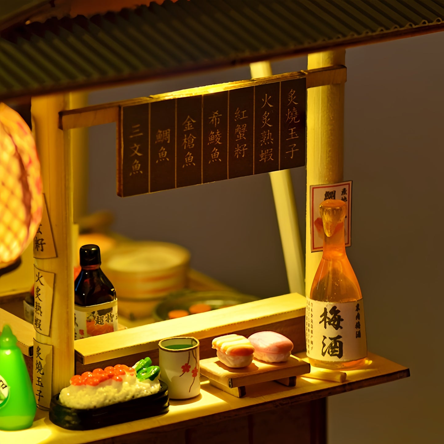Sushi Bar DIY Miniature House - English Instructions