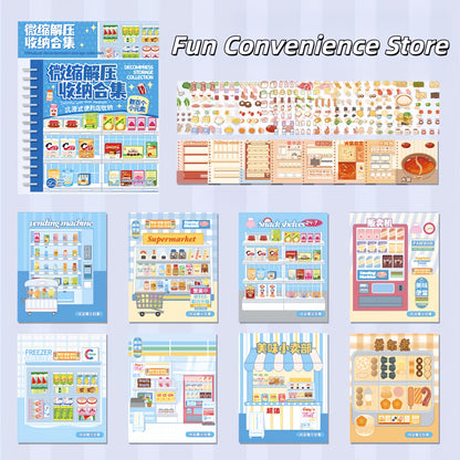 Shelf Display 3D Sticker Book
