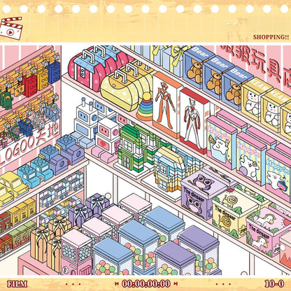 Shelf Display 3D Sticker Book