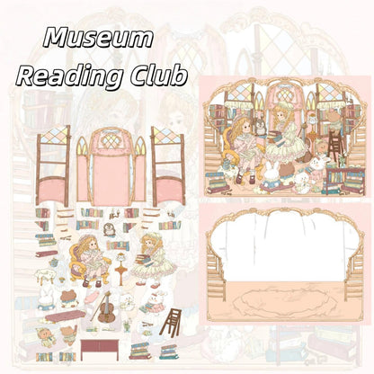 Doll Dream 3D Sticker | 5 Cute Miniature Scenes