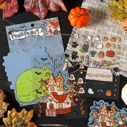 Halloween Limited Edition 3D Sticker | 4 Cute Miniature Scenes