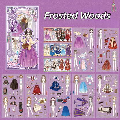 Ethnic Dress Up 3D Sticker Book
