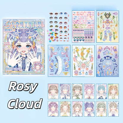 Girl’s Makeup 3D Sticker Book