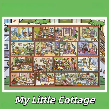 Scenes of Homecoming 3D Sticker | 3 Cute Miniature Scenes