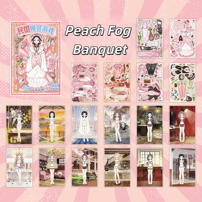 Pretty Girl Dress Up 3D Sticker Book