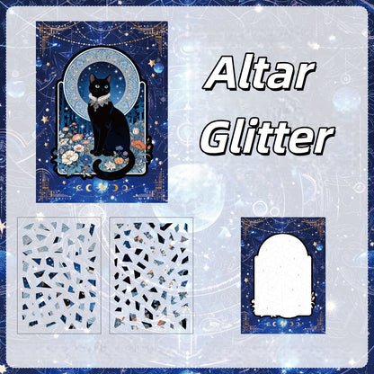 Shrine Glow 3D Sticker | 4 Cute Miniature Scene