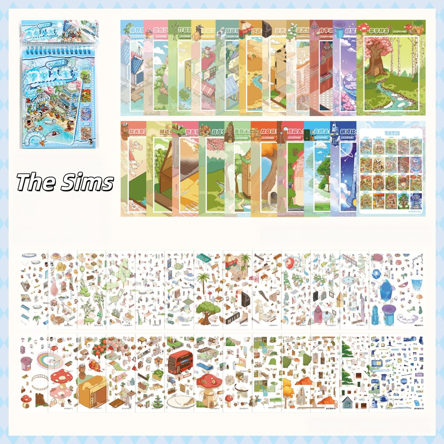 The Sims 3D Sticker Book