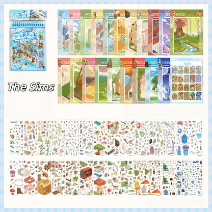 The Sims 3D Sticker Book