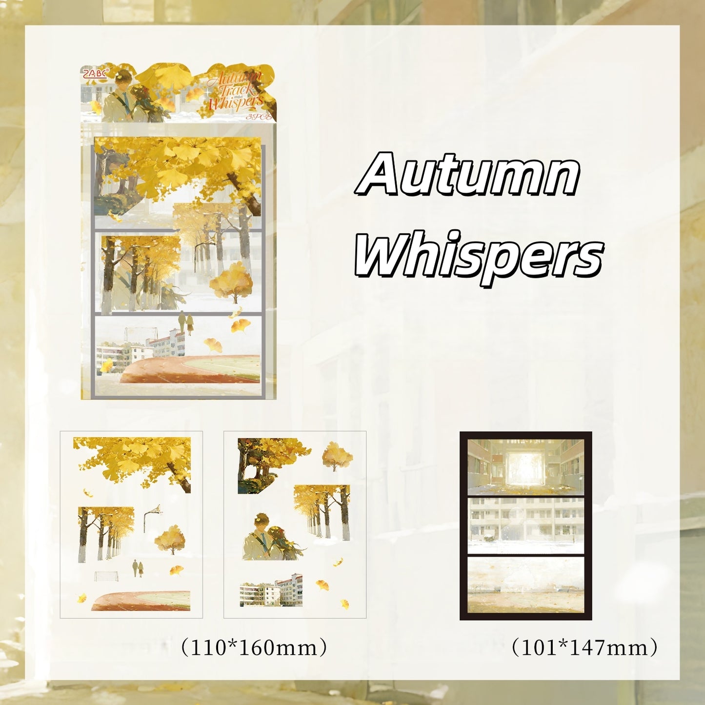 Youth Time 3D Sticker | 6 Cute Miniature Scenes