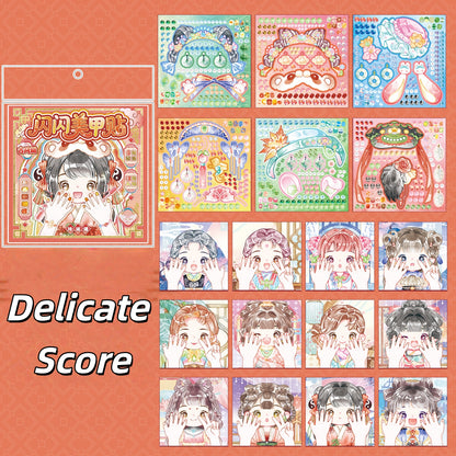 Shining Nail 3D Sticker Book