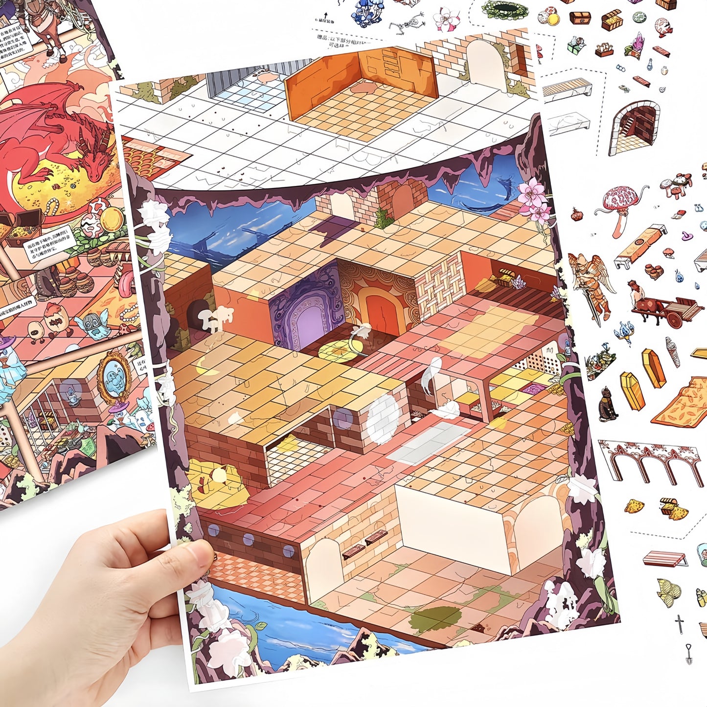 Dungeon Adventure 3D Sticker