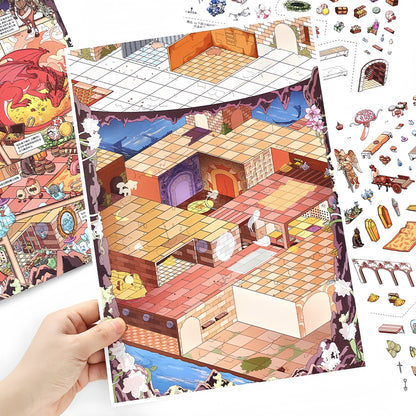 Dungeon Adventure 3D Sticker