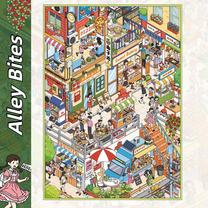 Across the Seasons 3D Sticker | 5 Cute Miniature Scenes