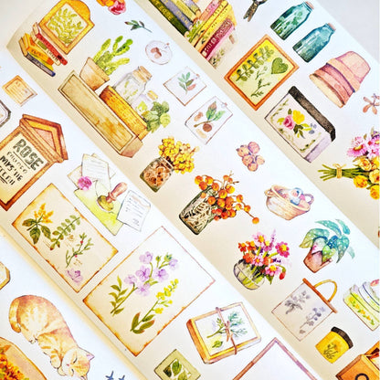 Leisure Time 3D Sticker | 2 Cute Miniature Scenes