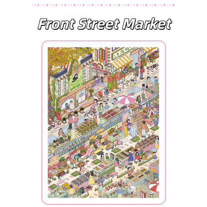 Scenes of Life 3D Sticker | 5 Cute Miniature Scenes