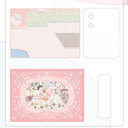 Enchanted Worlds 3D Sticker | 3 Cute Miniature Scenes
