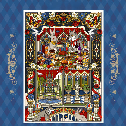 Kaleidoscope Series 3D Sticker | 2 Cute Miniature Scenes