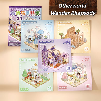 Ancient Chinese Architecture 3D Sticker Book