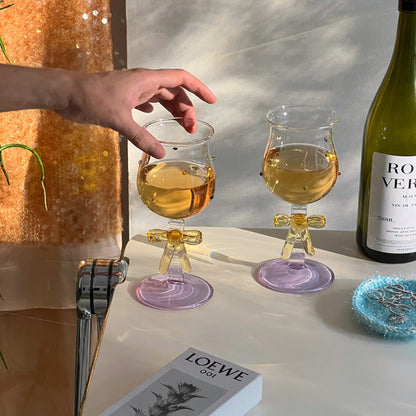 Bowknot Glass Stemware