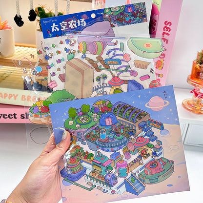 Modern Myths 3D Sticker | 5 Cute Miniature Scenes