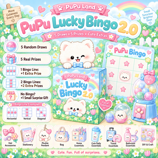 PuPu Land Lucky Bingo Box 2.0✨ (Free Packing Video For First 10 Orders)