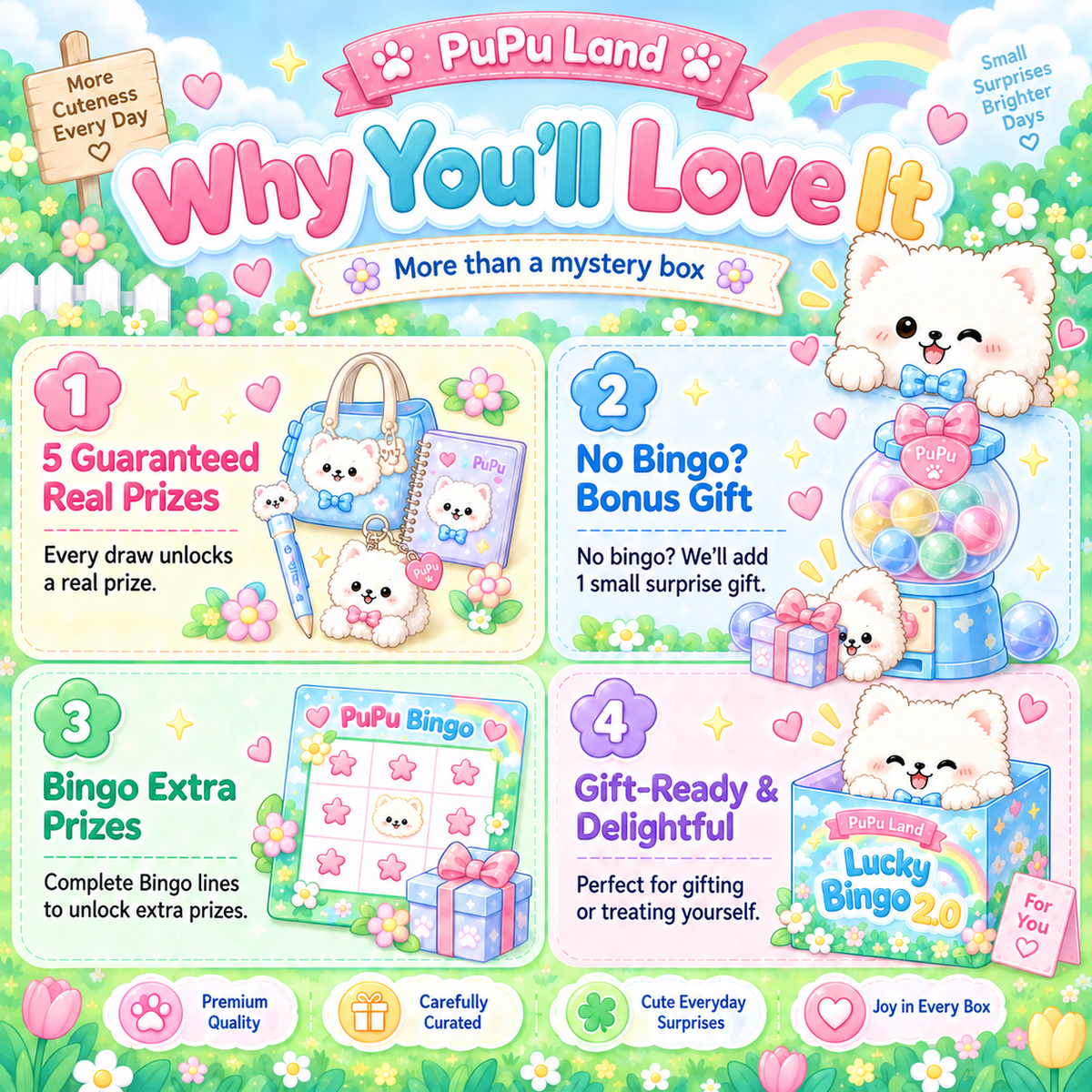 PuPu Land Lucky Bingo Box 2.0✨ (Free Packing Video For First 10 Orders)