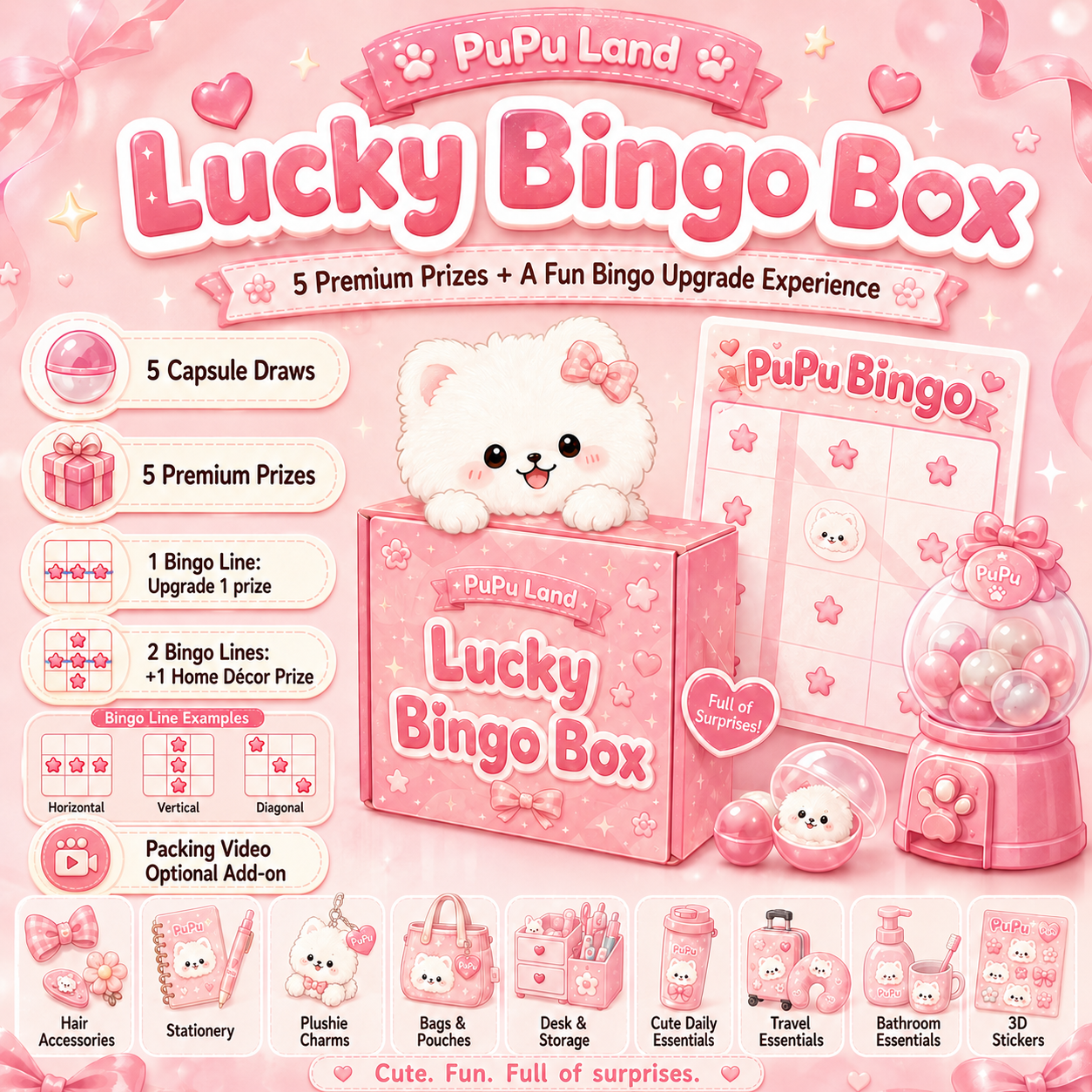 PuPu Land Lucky Bingo Box ✨