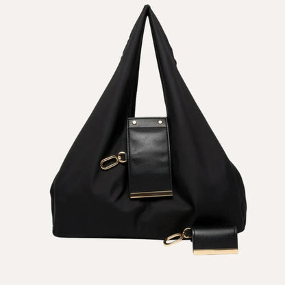 Clip & Go Foldable Tote Bag