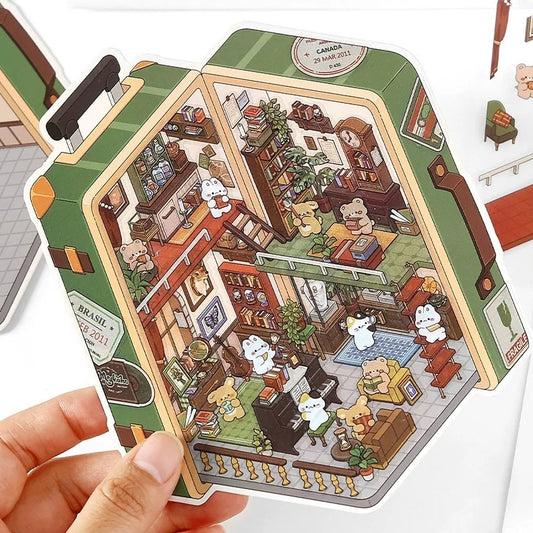 Fairytale Bazaar 3D Sticker | 4 Cute Miniature Sticker