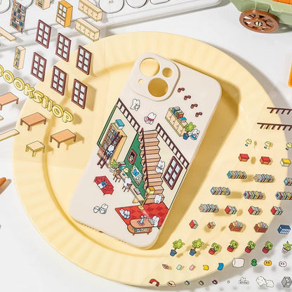 Fantasy World 3D Sticker | 2 Cute Miniature Scenes