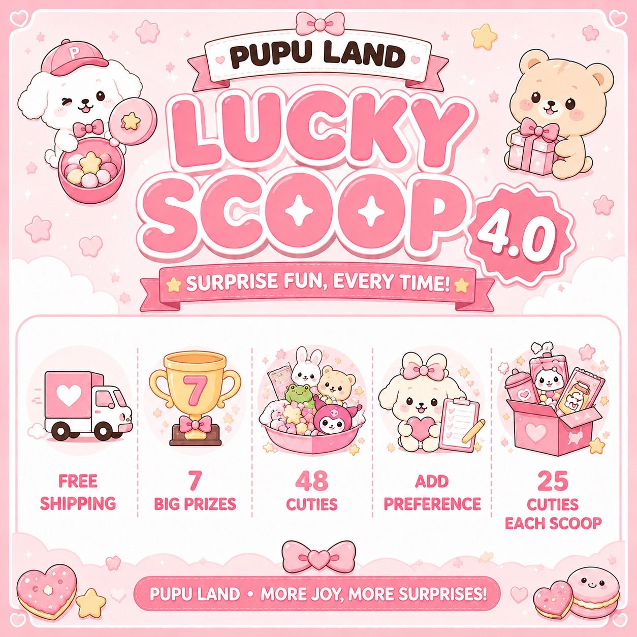 PuPu Land Lucky Scoop 4.0🥄 - Two Weeks ONLY 10% OFF - Free Shipping
