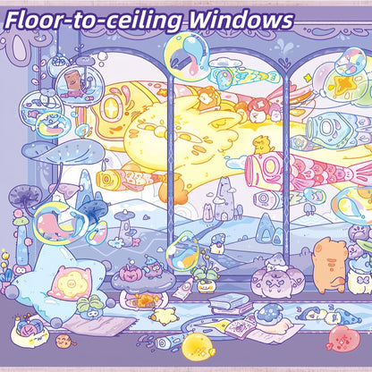 Magical Realm 3D Sticker | 4 Cute Miniature Scenes