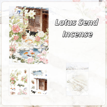 Leisure Daily 3D Sticker | 6 Cute Miniature Scenes