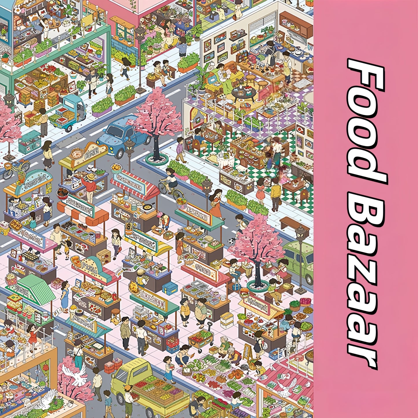 Where Life Unfolds 3D Sticker | 6 Cute Miniature Scenes