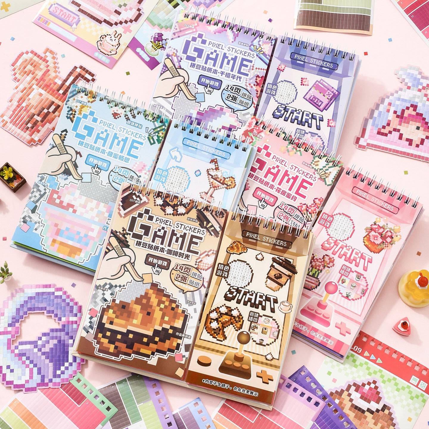 Pixel Bead Game Machine 3D Sticker Book