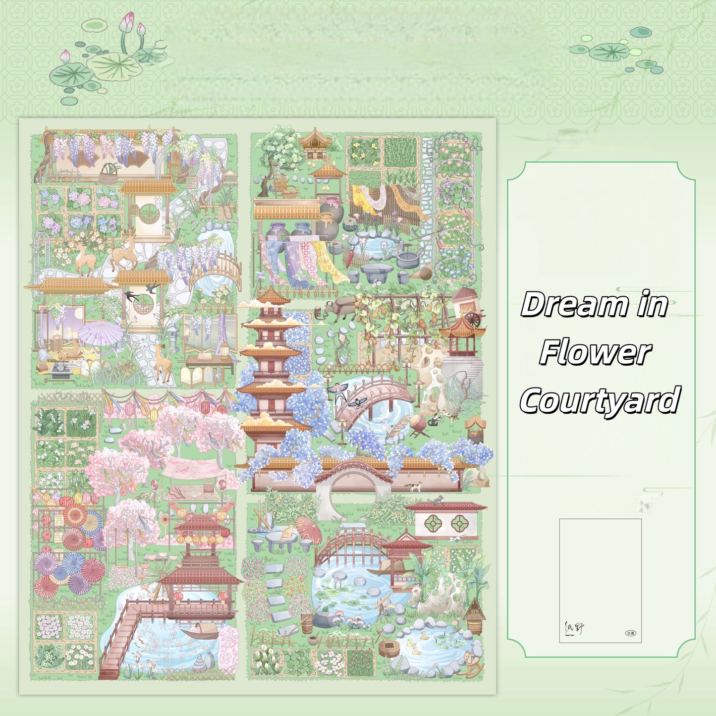 Scrolls of Wonder 3D Sticker | 4 Cute Miniature Scenes
