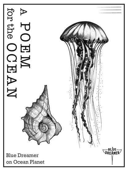 A Poem for the Ocean Temporary Tattoo