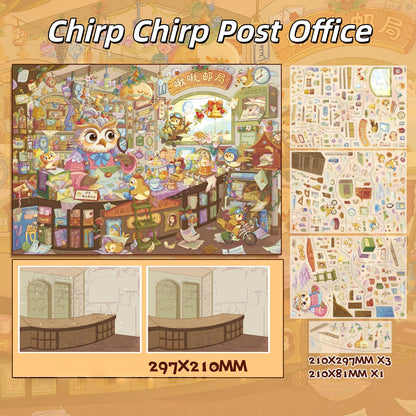 Everyday Magic 3D Sticker | 7 Cute Miniature Scenes