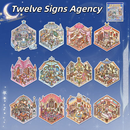 Twelve Signs Agency 3D Sticker Book