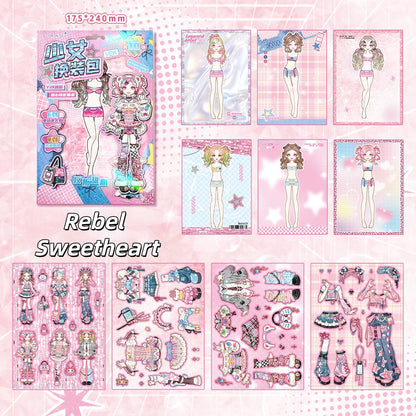 Dress-up 3D Sticker Book