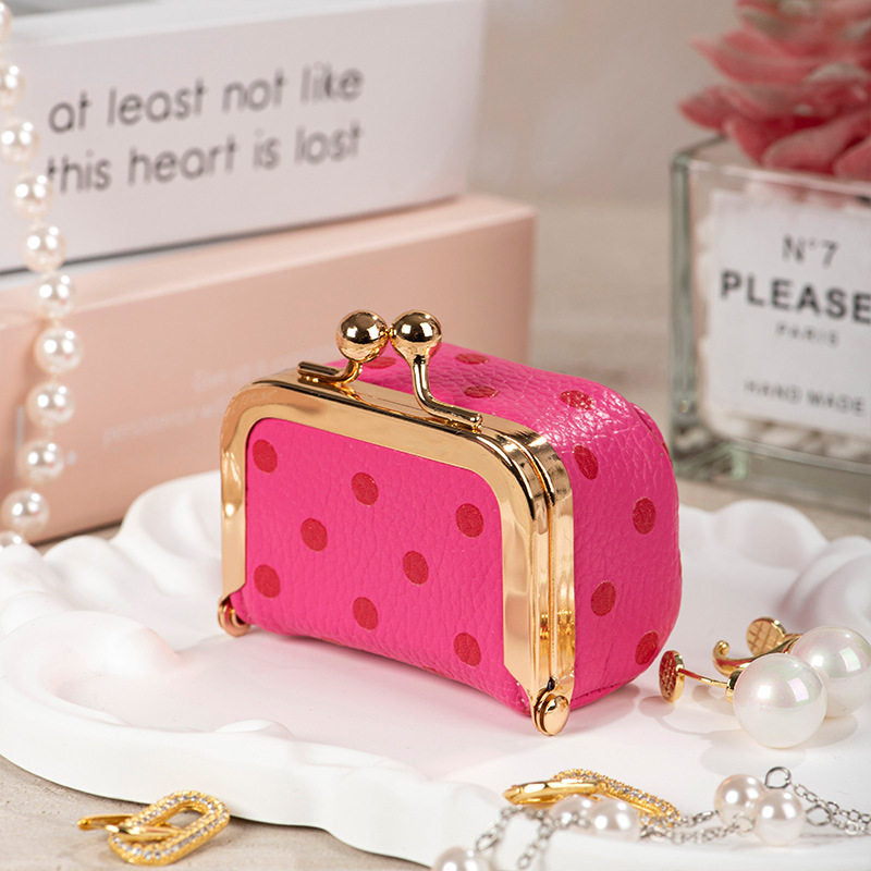 Mini Polka Dot Mini Jewelry Case