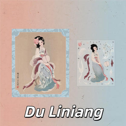 The Peony Pavilion Series 3D Sticker | 3 Cute Miniature Scenes