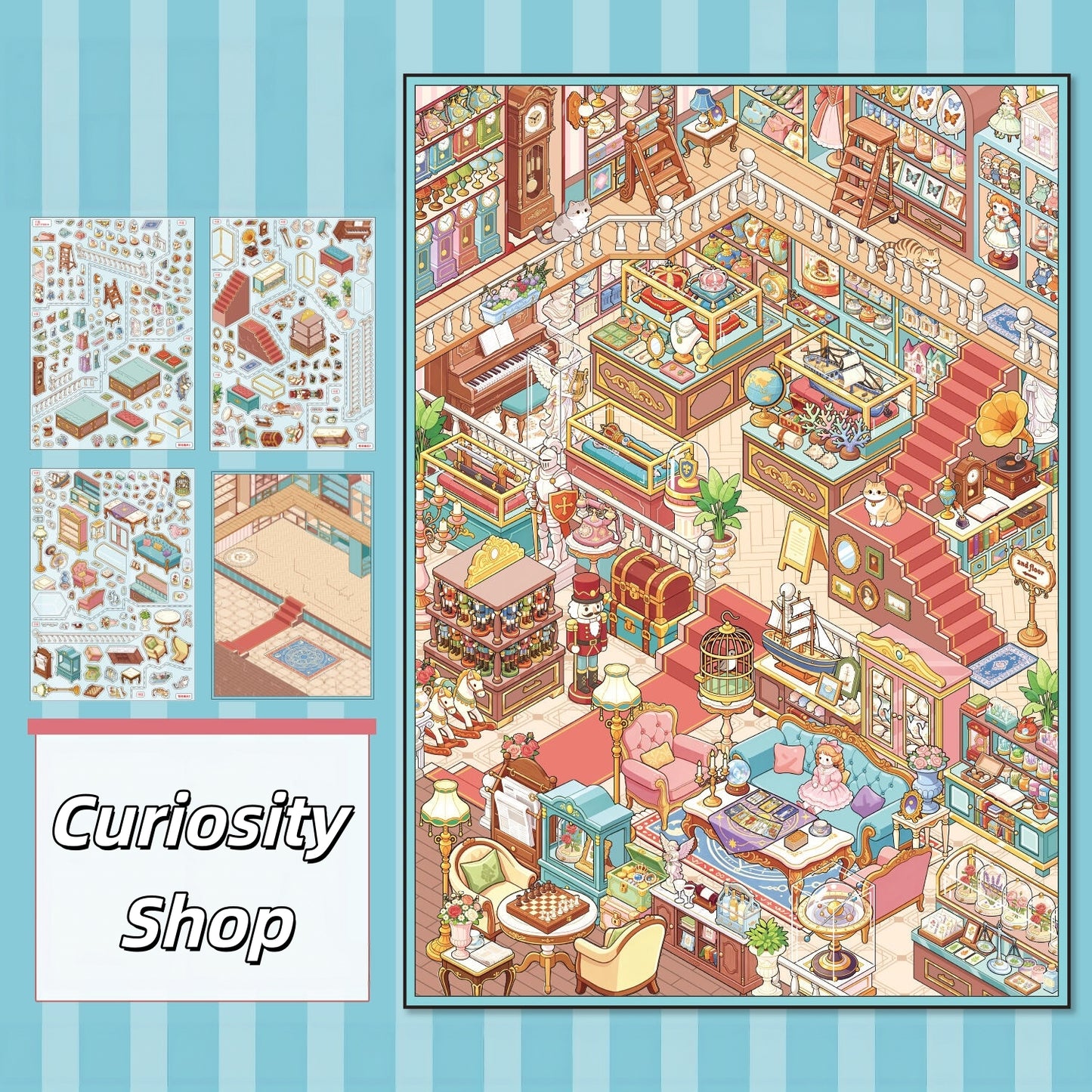 Curiosity Shop 3D Sticker