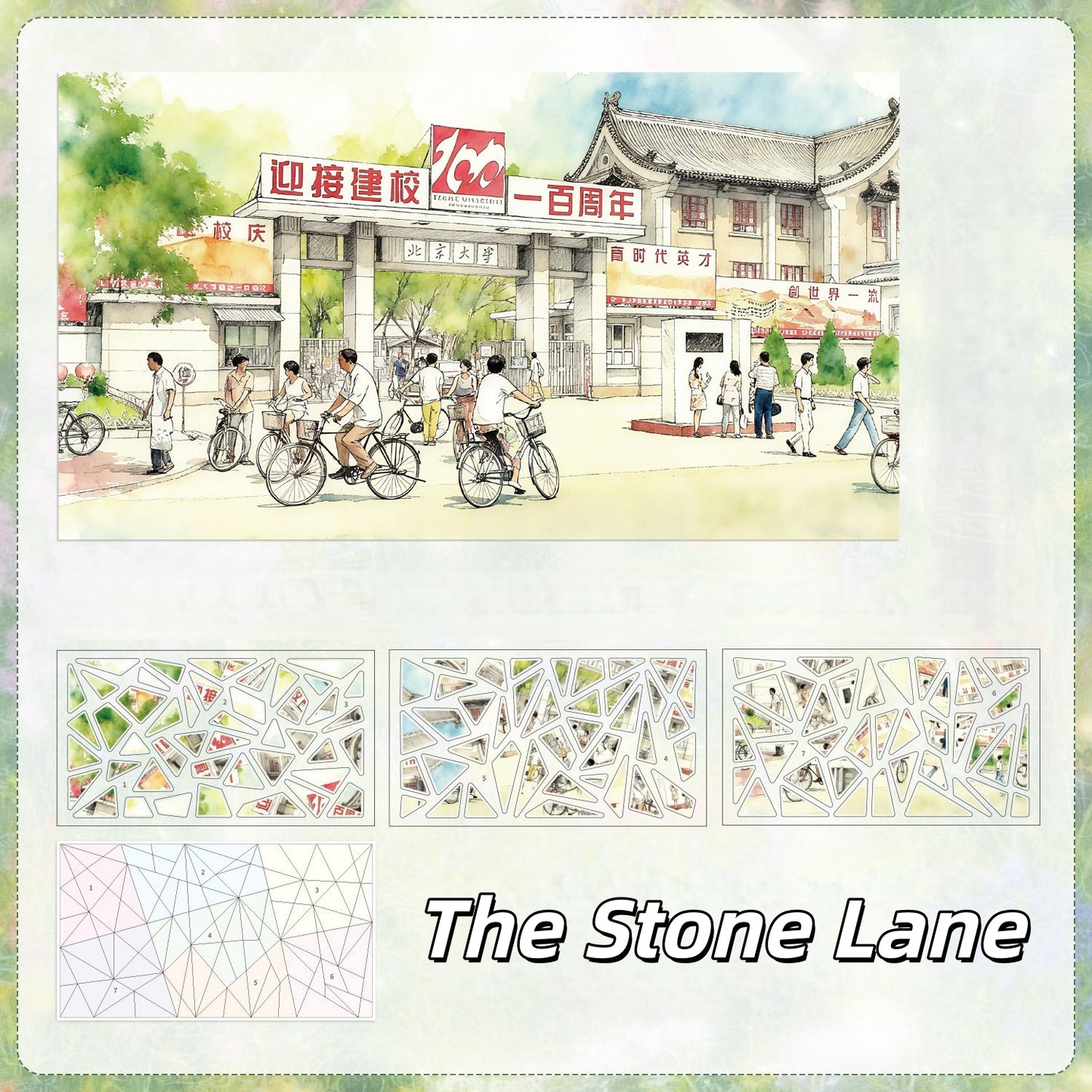 The Innocent Years 3D Sticker | 8 Cute Miniature Scenes