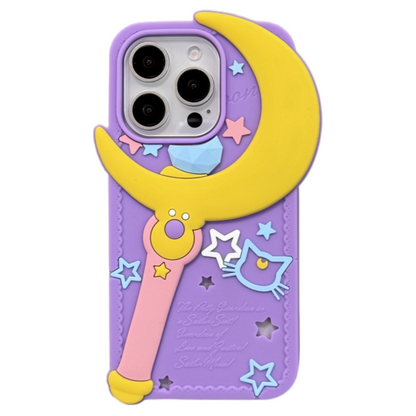 Cardcaptor Sakura Magic Staff Silicone Phone Case